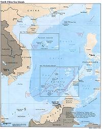 Boundary Claims in Spratly Islands in 1988