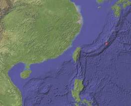 East Asia Terrain & Part of South China Sea